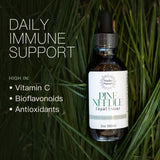 Noelle's Naturals Eastern White Pine Needle Tincture dropper bottle