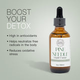 Noelle's Naturals Eastern White Pine Needle Tincture in lifestyle setting