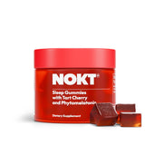 NOKT Sleep Gummies front view packaging with tart cherry flavour