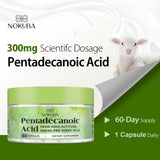 Nokuba Pentadecanoic Acid Omega-3 Supplement label details