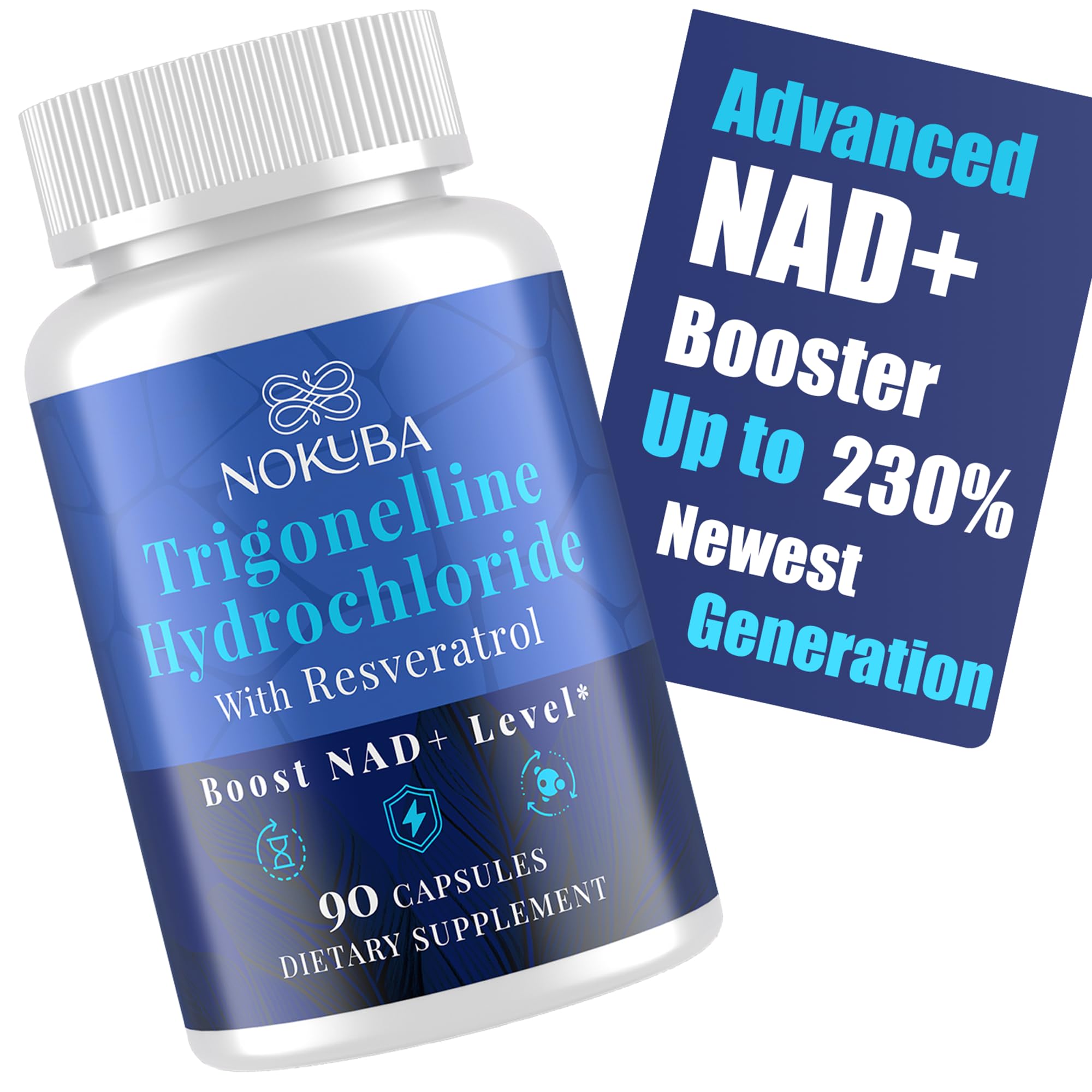 Nokuba Trigonelline HCl Supplement 500mg bottle front view