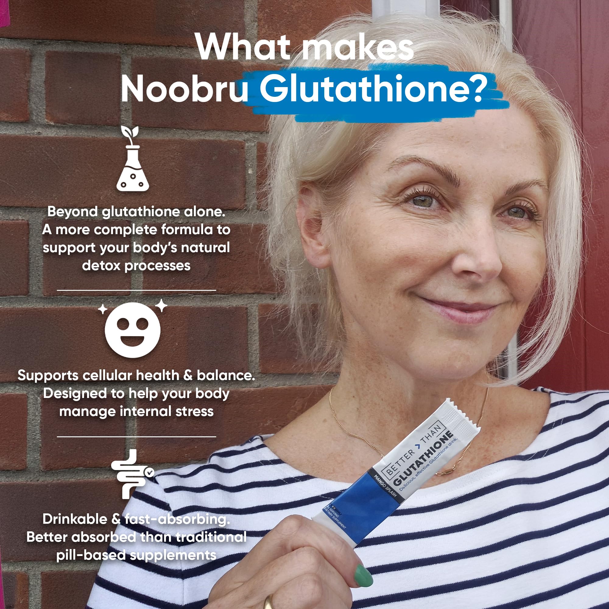 Noobru Blended Vitamin & Mineral Supplement nutrition label