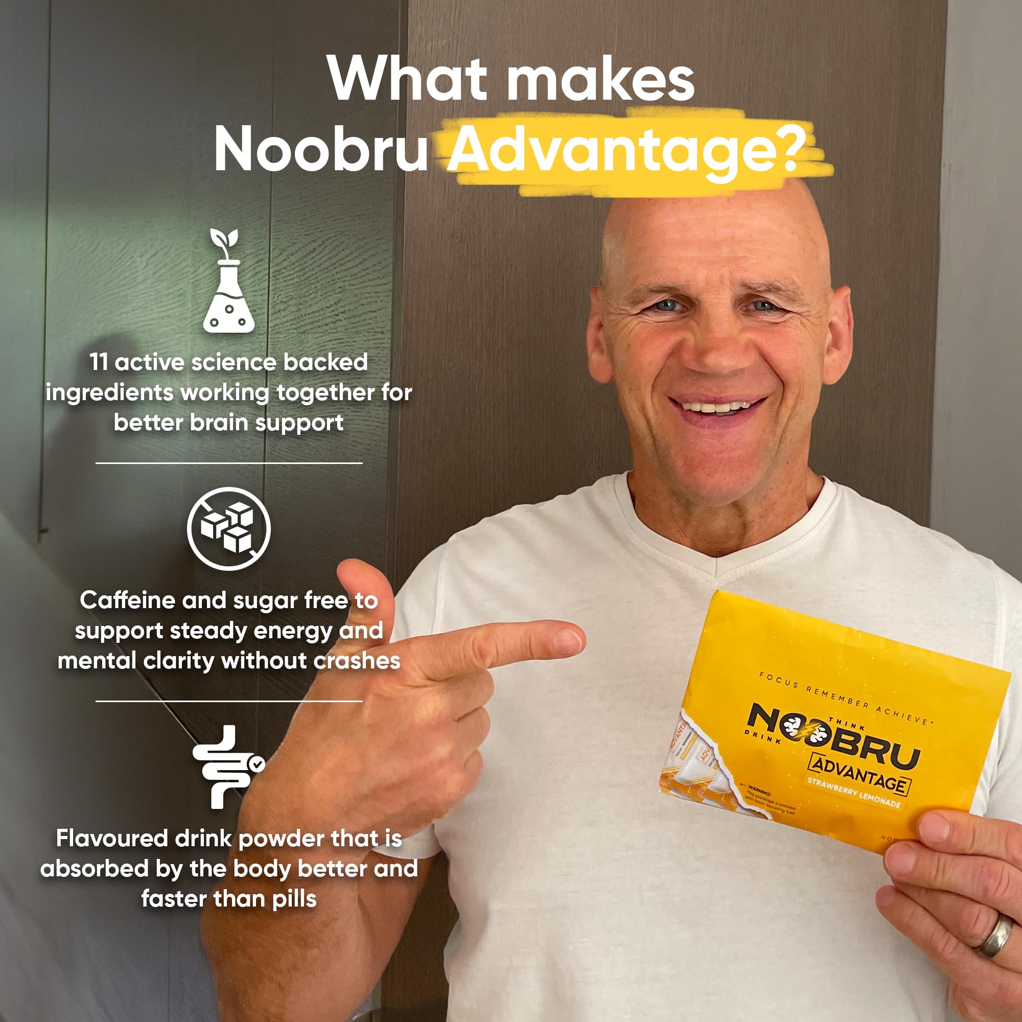 Noobru Nootropics Brain Support Supplement ingredients list