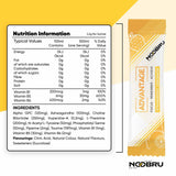 Noobru Nootropics Brain Support Supplement sachet back view