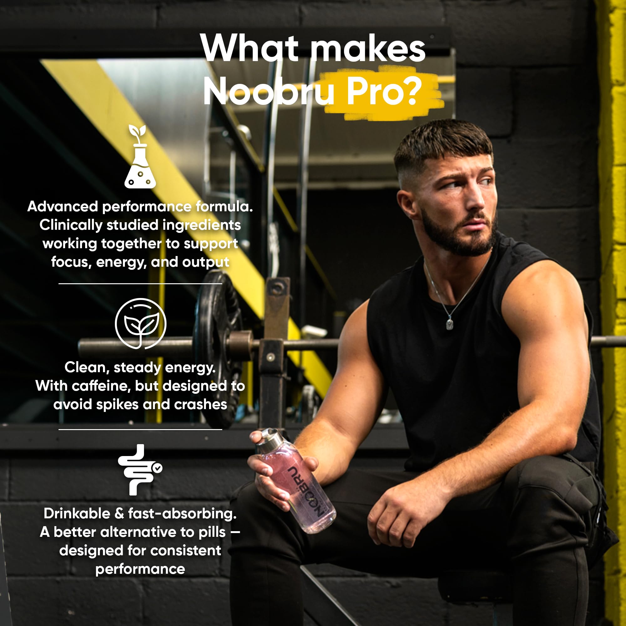 Noobru Pro Blended Vitamin & Mineral Supplement ingredients list