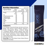 Noobru Sleep Supplement Capsules side view showing ingredients