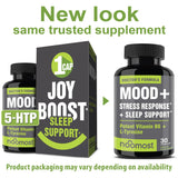 NooMost 5-HTP supplement bottle with label