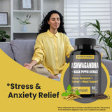 NooMost Ashwagandha Capsules 2700mg back label