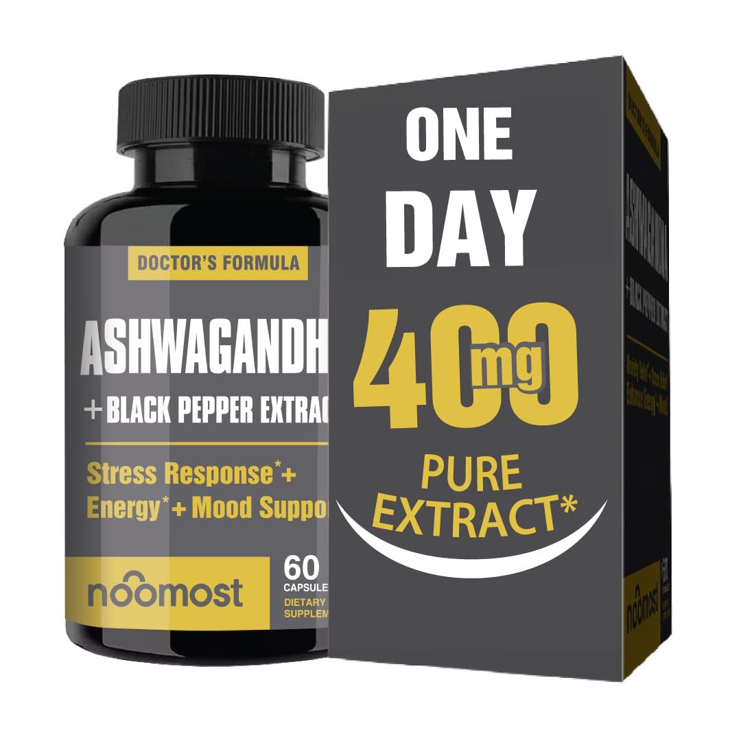 NooMost Ashwagandha Capsules 2700mg front view