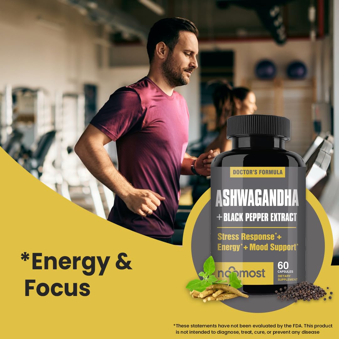 NooMost Ashwagandha supplements packaging details