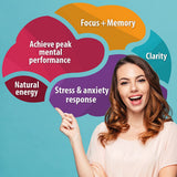 NooMost Brain support Supplement capsules on a wooden table