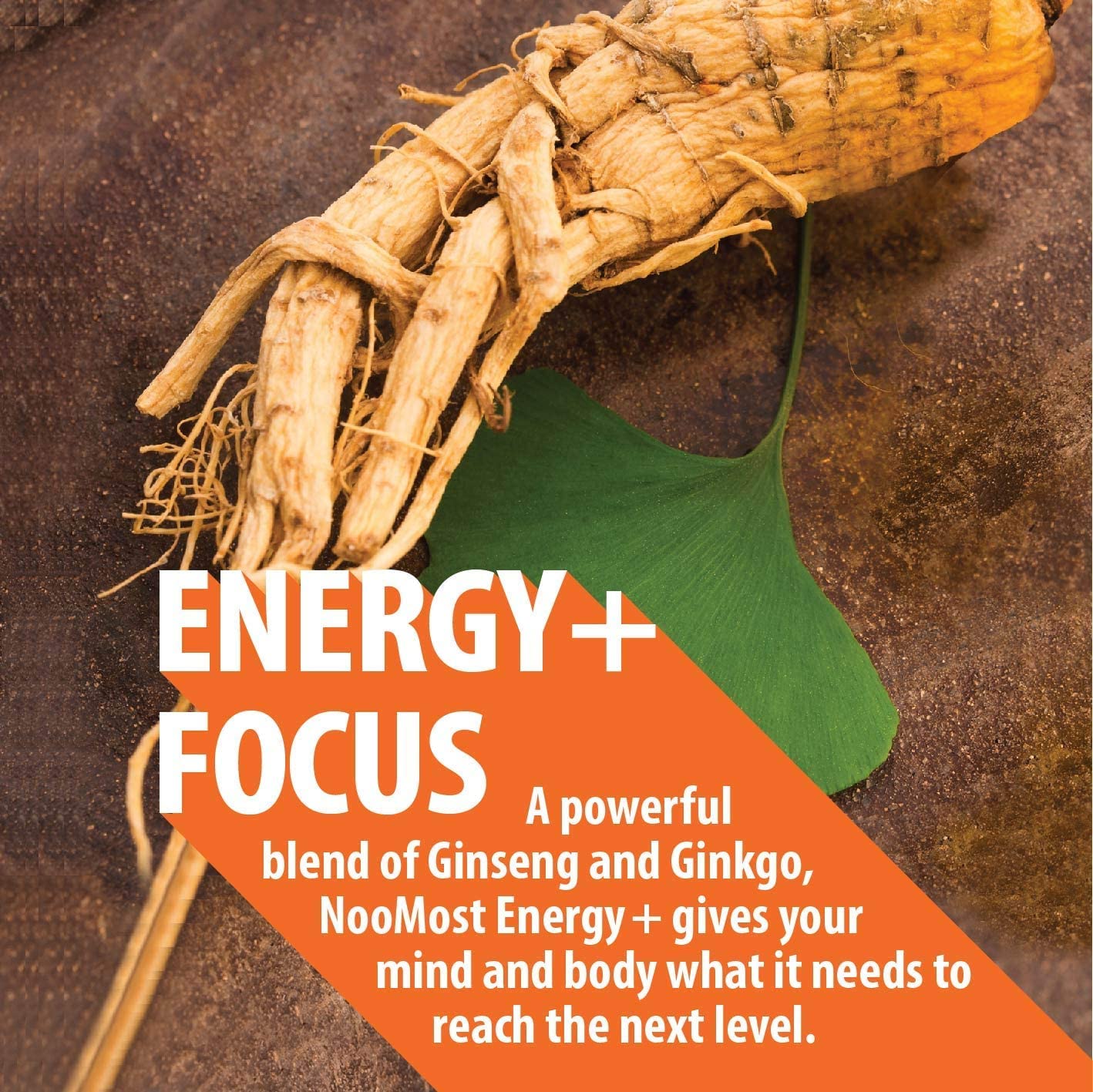 NooMost Ginseng Capsules on a wooden table