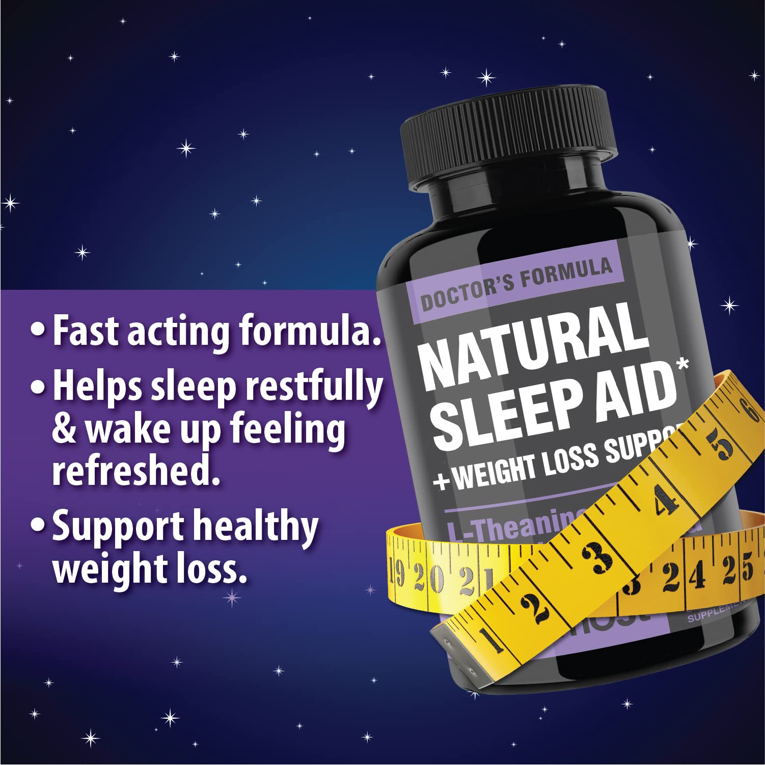 NooMost Natural Sleep Aid 60 Tabs on a bedside table