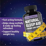 NooMost Natural Sleep Aid 60 Tabs on a bedside table