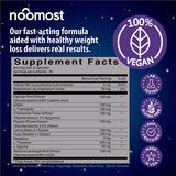 NooMost Natural Sleep Aid 60 Tabs side view