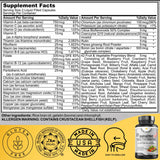 NOON VITAMINS Multivitamin with Iron 45g side view