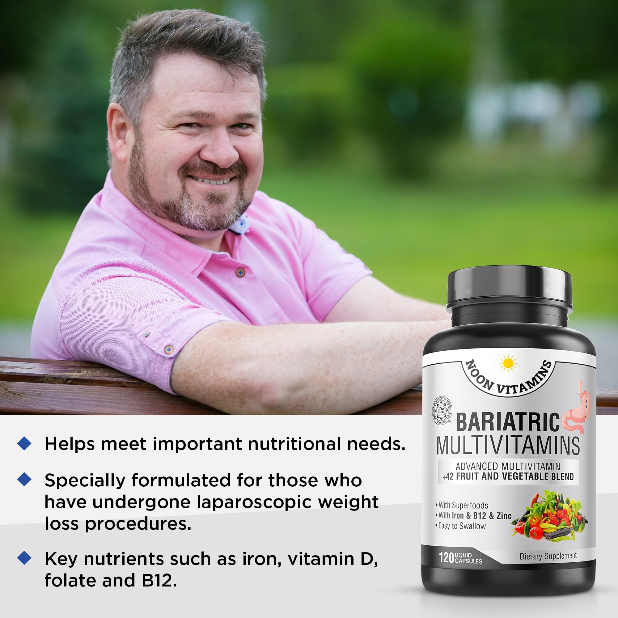 NOON VITAMINS Multivitamin with Iron lifestyle scene