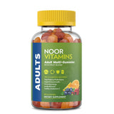 Noor Vitamins Adult Gummy Multivitamins front view with packaging