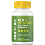 Noor Vitamins Adult Multivitamin bottle front view with 60 tablets