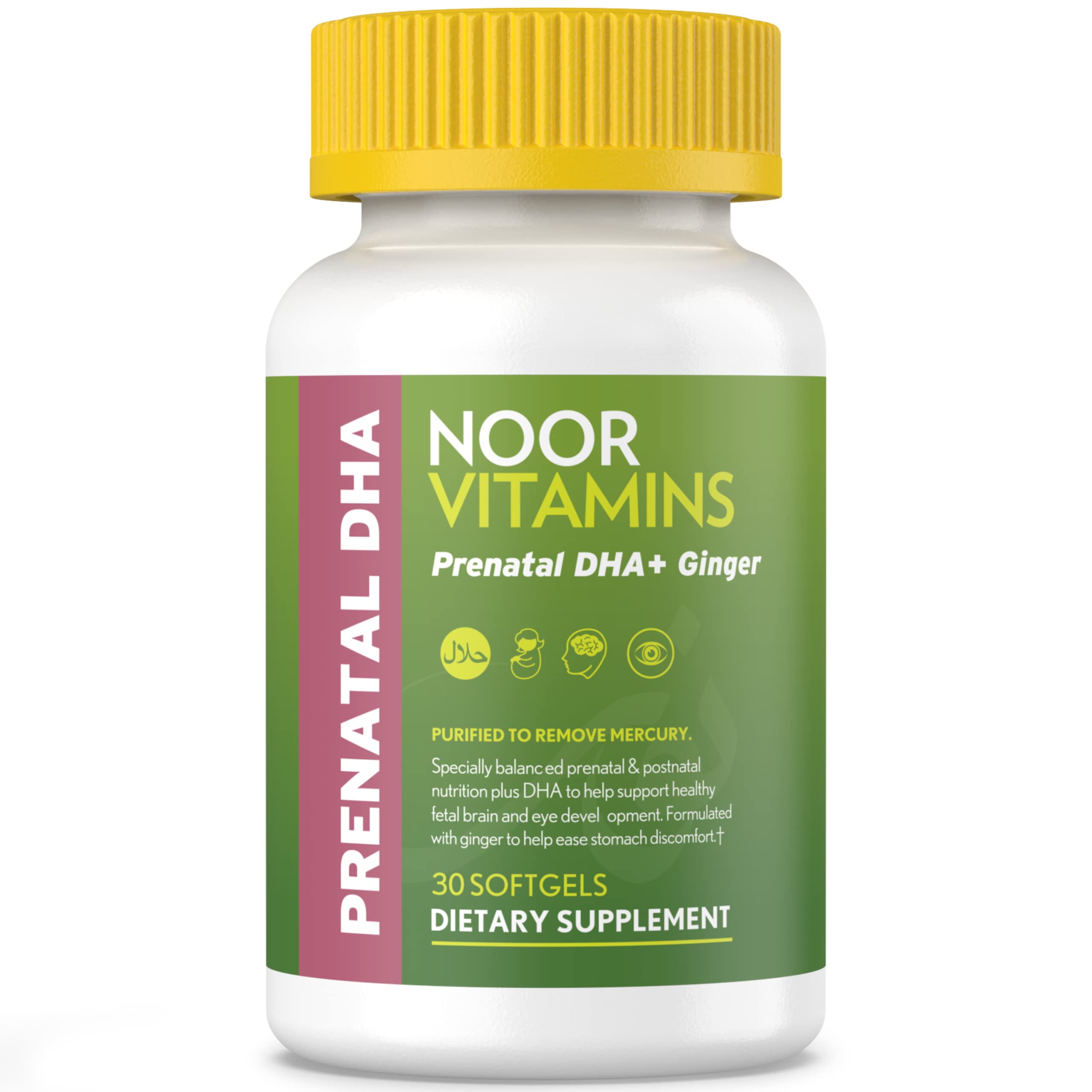 Noor Vitamins Prenatal Vitamins Softgels front view