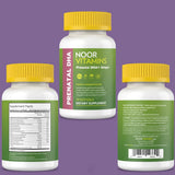 Noor Vitamins Prenatal Vitamins Softgels in a lifestyle setting