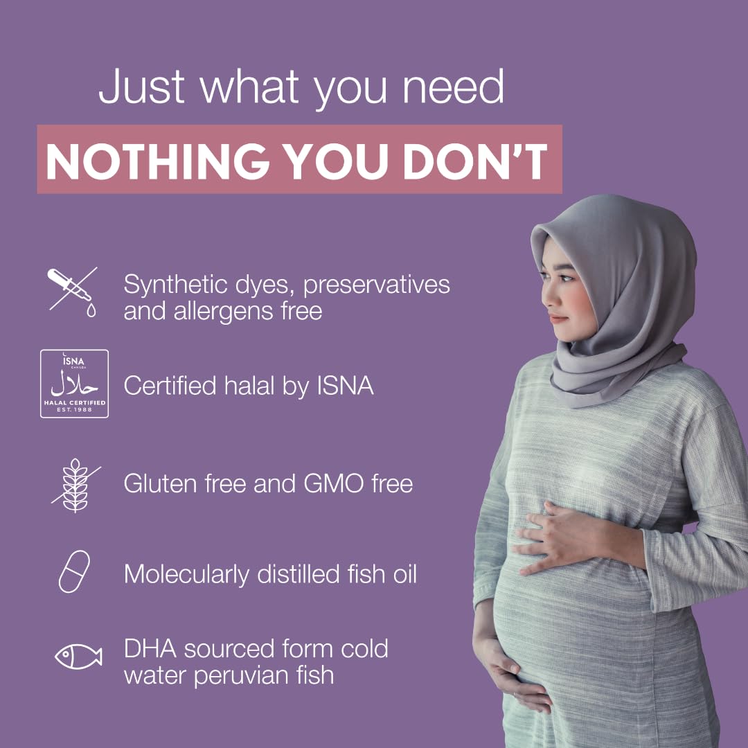Noor Vitamins Prenatal Vitamins Softgels with a measuring spoon