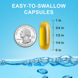 Noor Vitamins Ultra Omega Fish Oil bottle side view