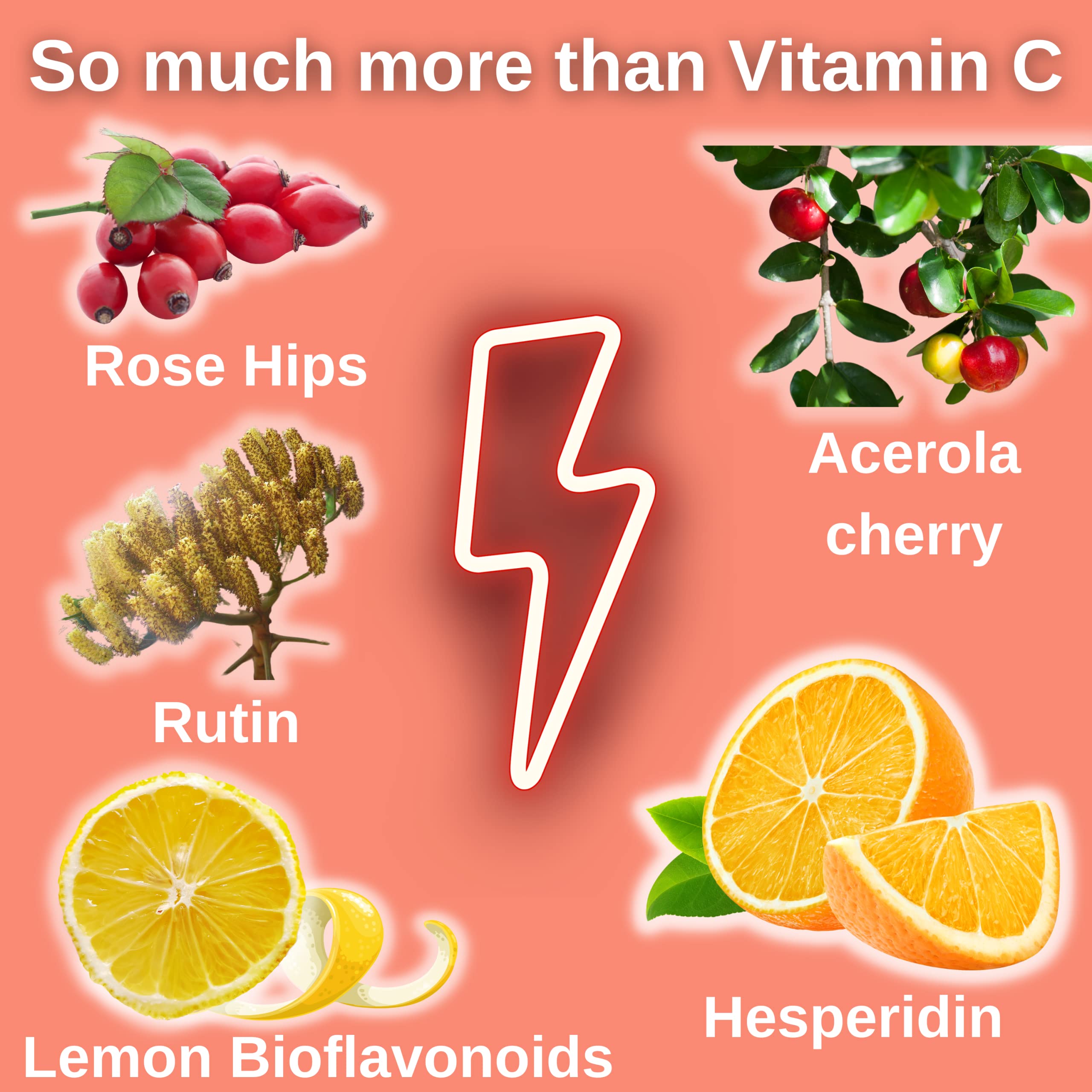 Noor Vitamins Vitamin C chewable tablets on a wooden table