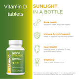 Noor Vitamins Vitamin D3 tablet close-up