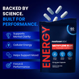Nootose Labs Methylene Blue + L-Theanine Capsules side view