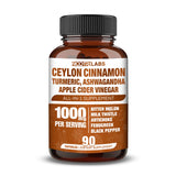 Nootrilabs Naturals Cinnamon Supplement 90 Vegan Capsules front view