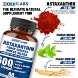 Nootrilabs Naturals Ginkgo Biloba Supplement capsules close-up