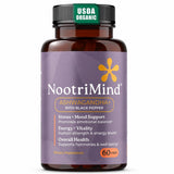 nootrimind Ashwagandha Supplement 650mg 60 Capsules front view