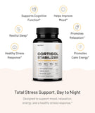 Nootrix Cortisol Stabilizer displayed with natural herbs