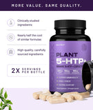 Nootrix Organic 5-HTP+ supplement bottle on a wooden table