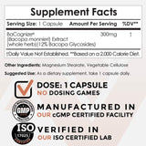 Nootropics Depot 5-HTP supplement 160g capsule bottle side view