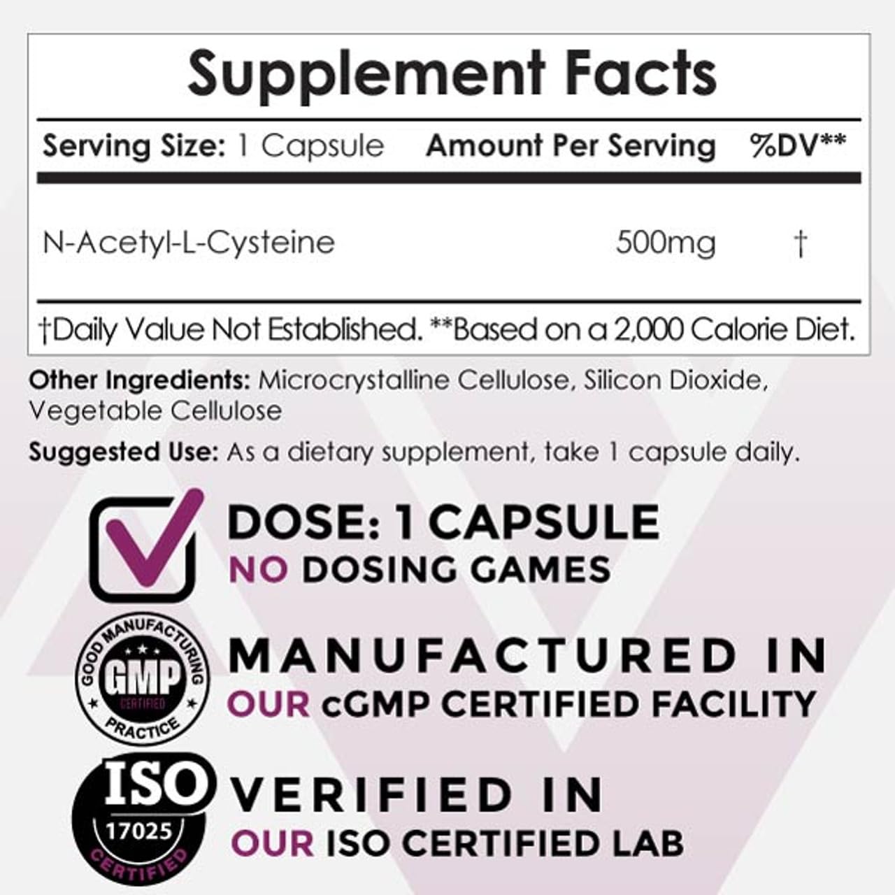 Nootropics Depot Acetyl-L-Carnitine 181g side view