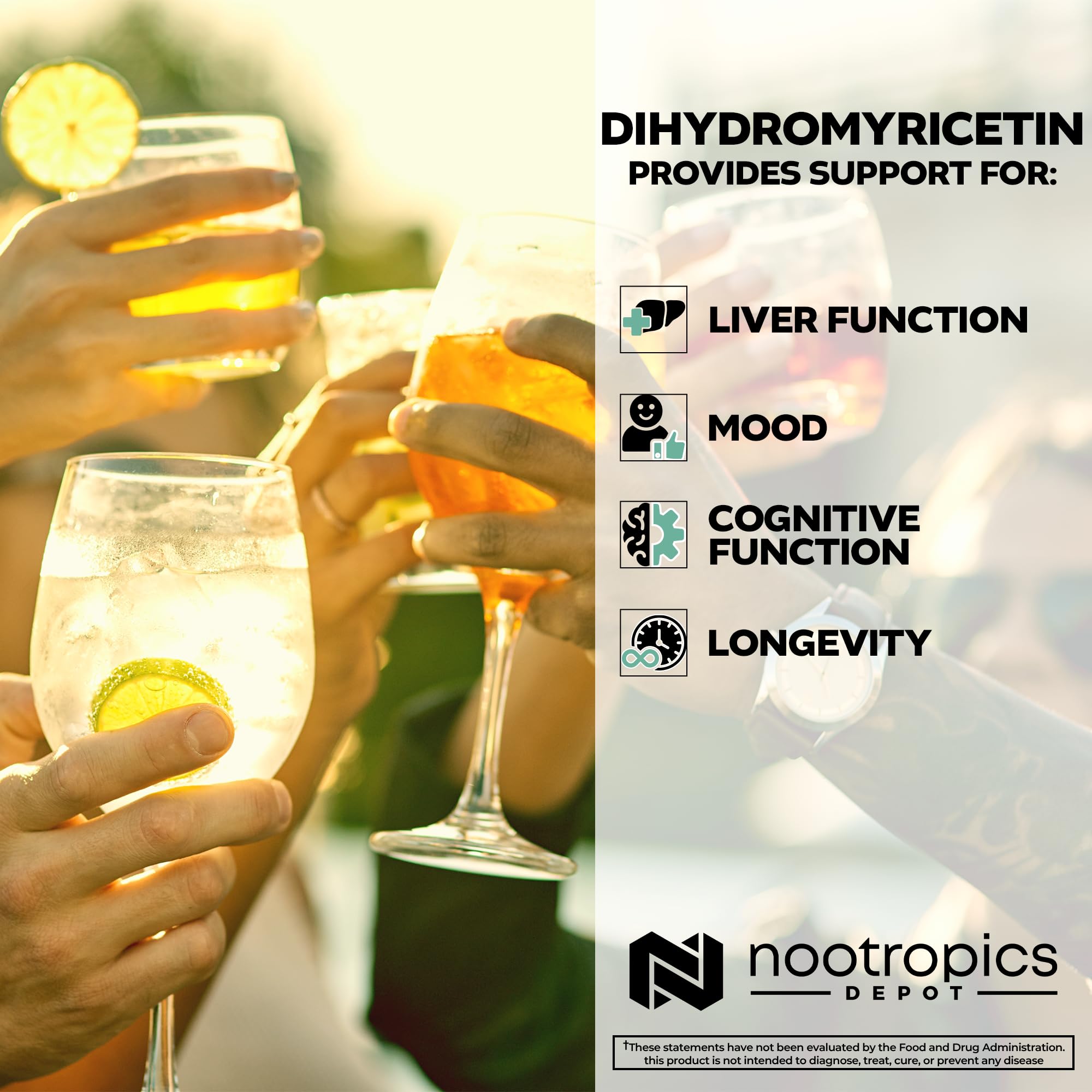 Nootropics Depot After Drinking Support Supplement capsule close-up