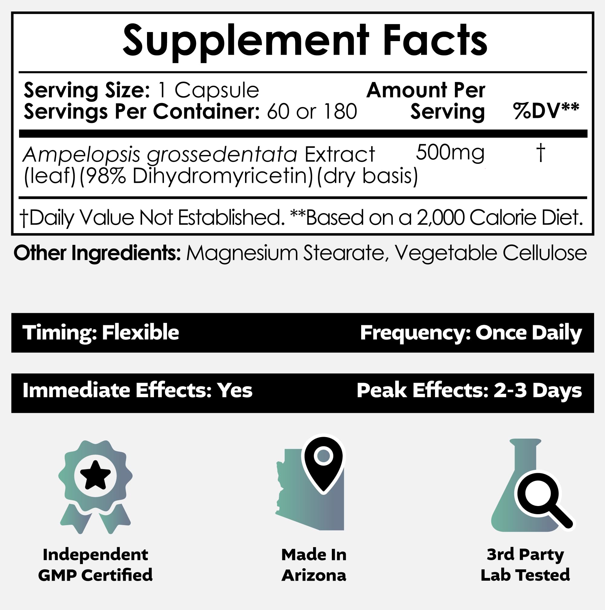 Nootropics Depot After Drinking Support Supplement packaging