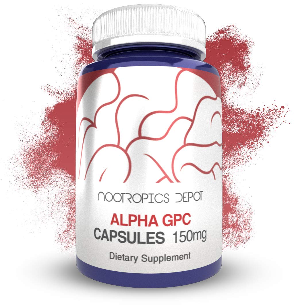 Nootropics Depot Alpha GPC Capsules front view