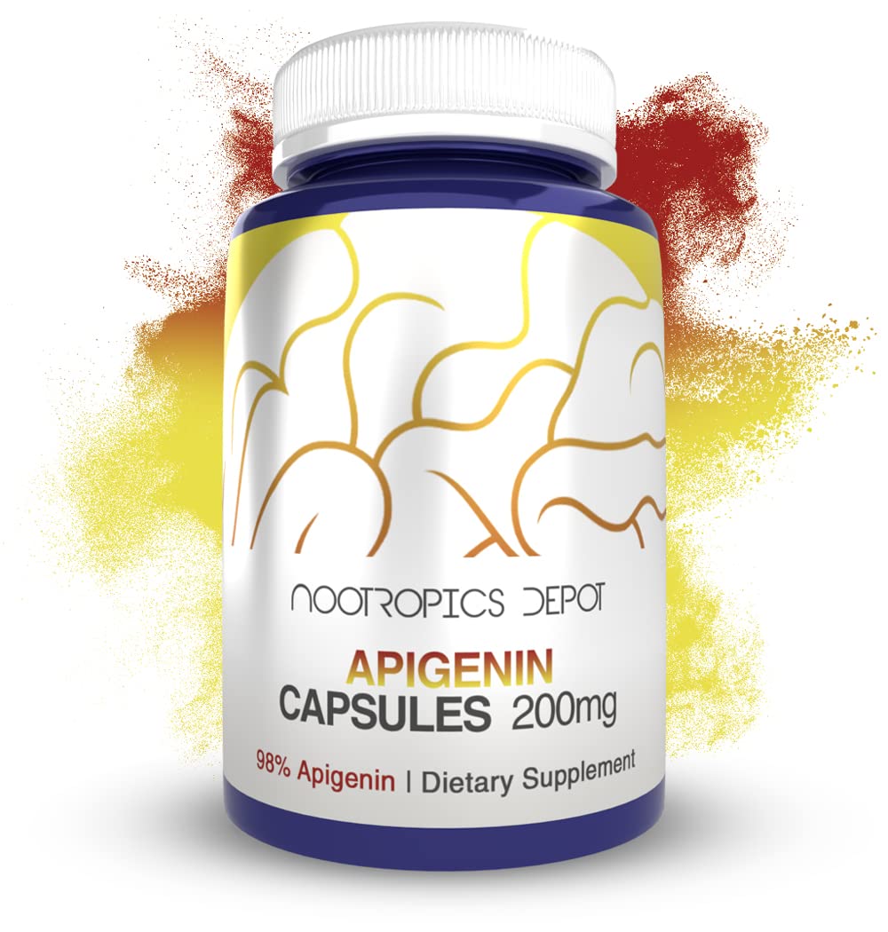 Nootropics Depot Apigenin 30g supplement front view