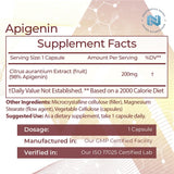 Nootropics Depot Apigenin supplement bottle with label