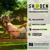 Nootropics Depot Ashwagandha Capsules with dosage information