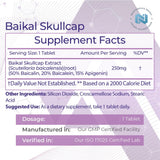 Nootropics Depot Baikal Skullcap Extract 80g back view