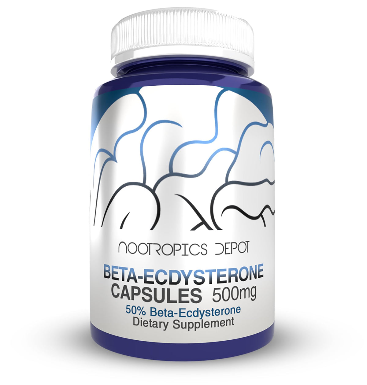 Nootropics Depot Beta-Ecdysterone 50% Extract front view