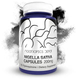 Nootropics Depot Black Seed Oil 5% Standardised 60 Capsules front view
