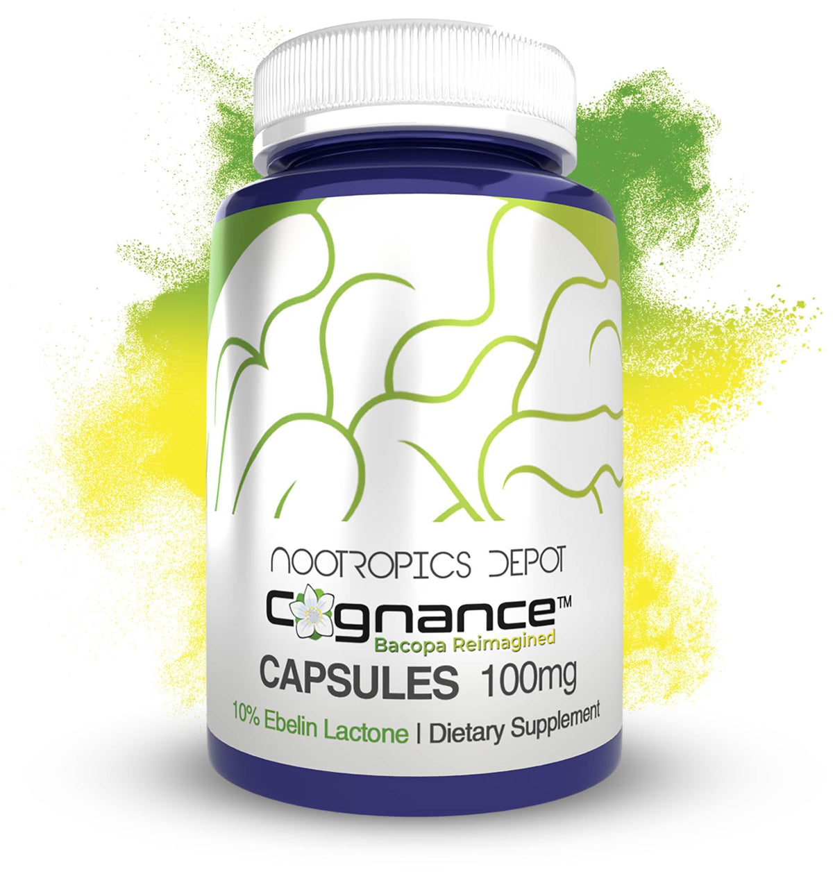 Nootropics Depot Cognance Bacopa Monnieri Extract front view
