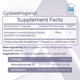 Nootropics Depot Cycloastragenol 18g supplement side view