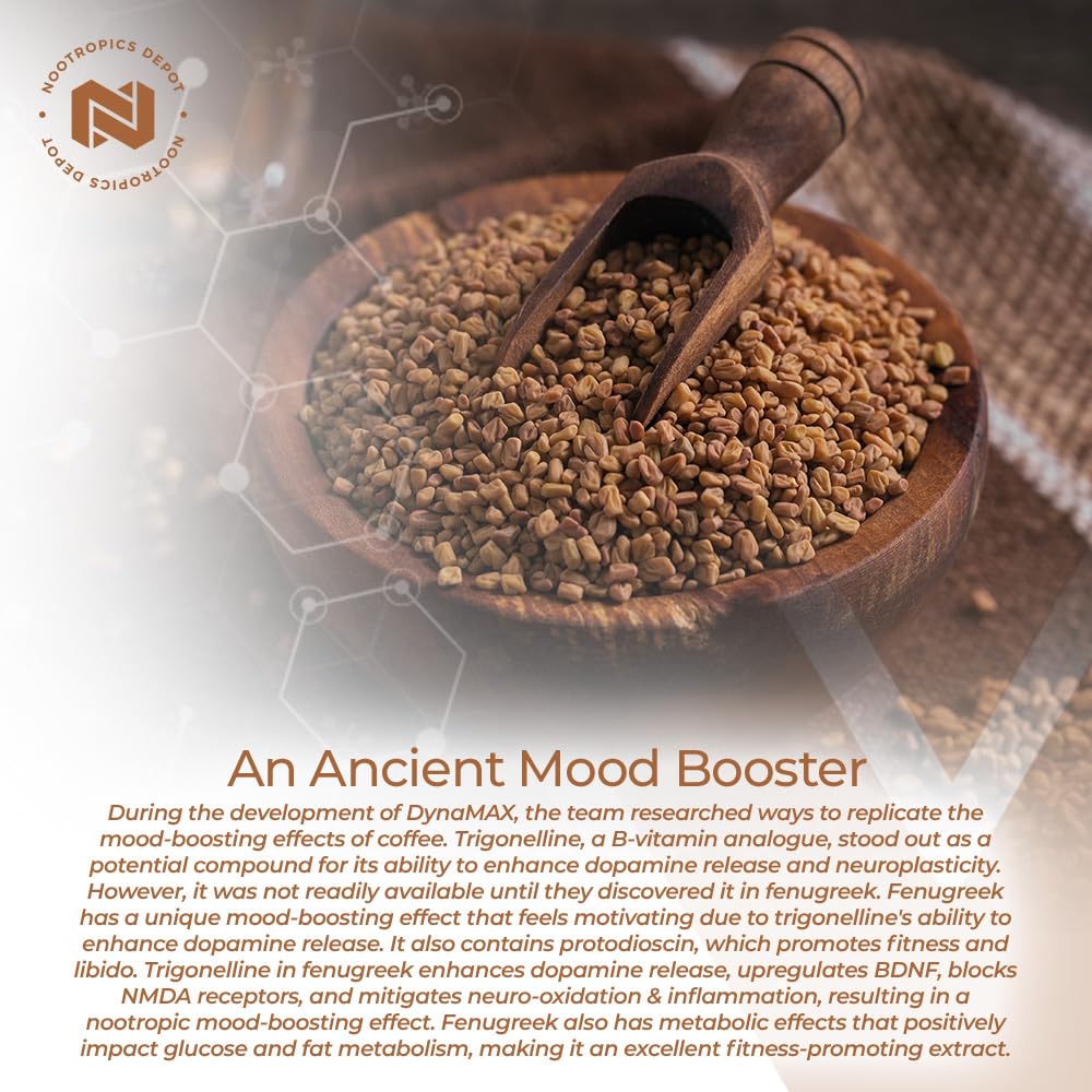 Nootropics Depot Fenugreek Extract 500mg label details
