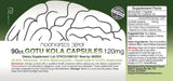 Nootropics Depot Gotu Kola Supplement side view with dosage information